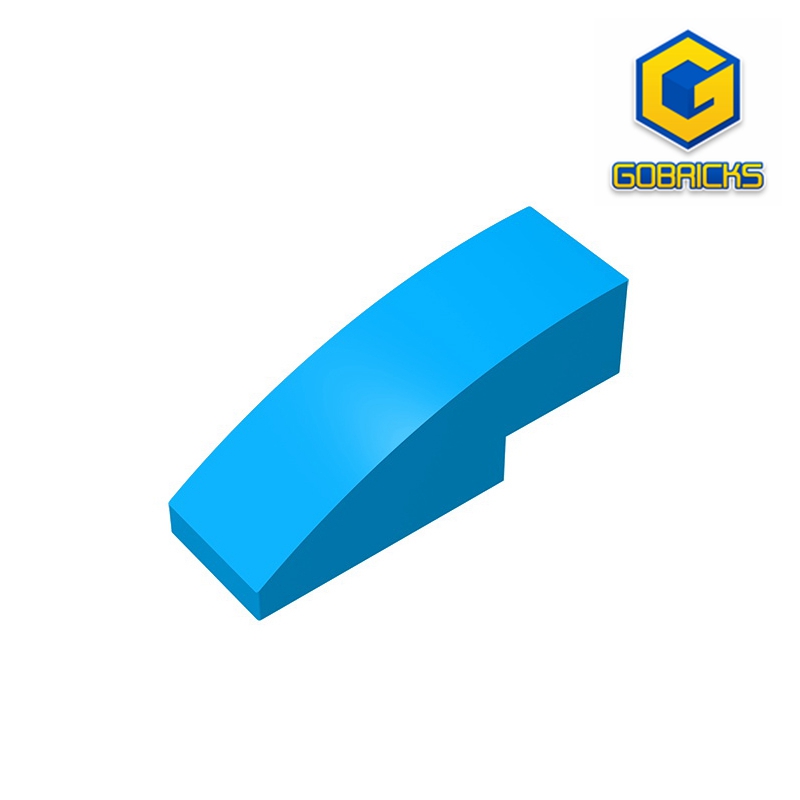 Lego Set Creator - Gobricks 11477 10PCS 곡선형 브릭 2x1x2/3