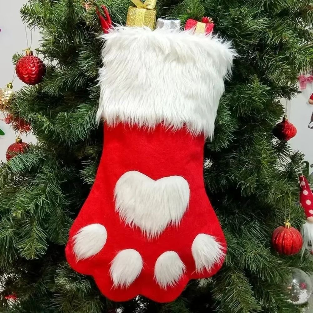 1/3/5/10개입 귀여운 대용량 강아지 발바닥 모양  - Christmas Stocking Hanging 리뷰 및 가격