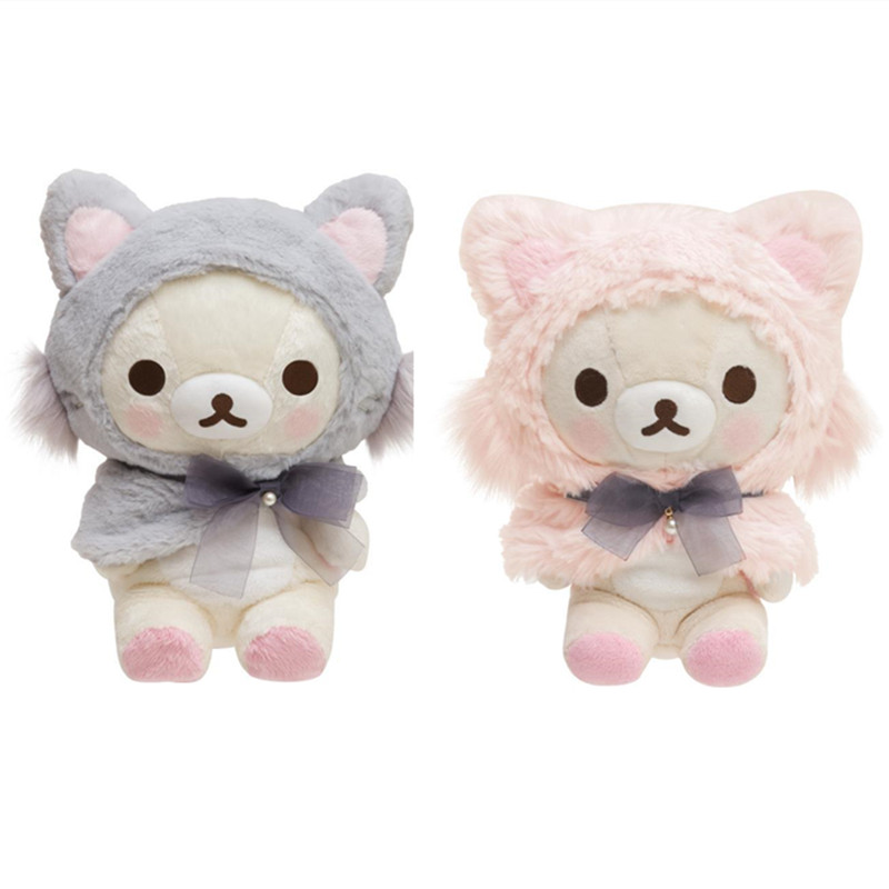 리락쿠마 코리락쿠마 곰 착용 고양이 모자 플러시 장난감 - Santa Hat Plush 리뷰 및 가격