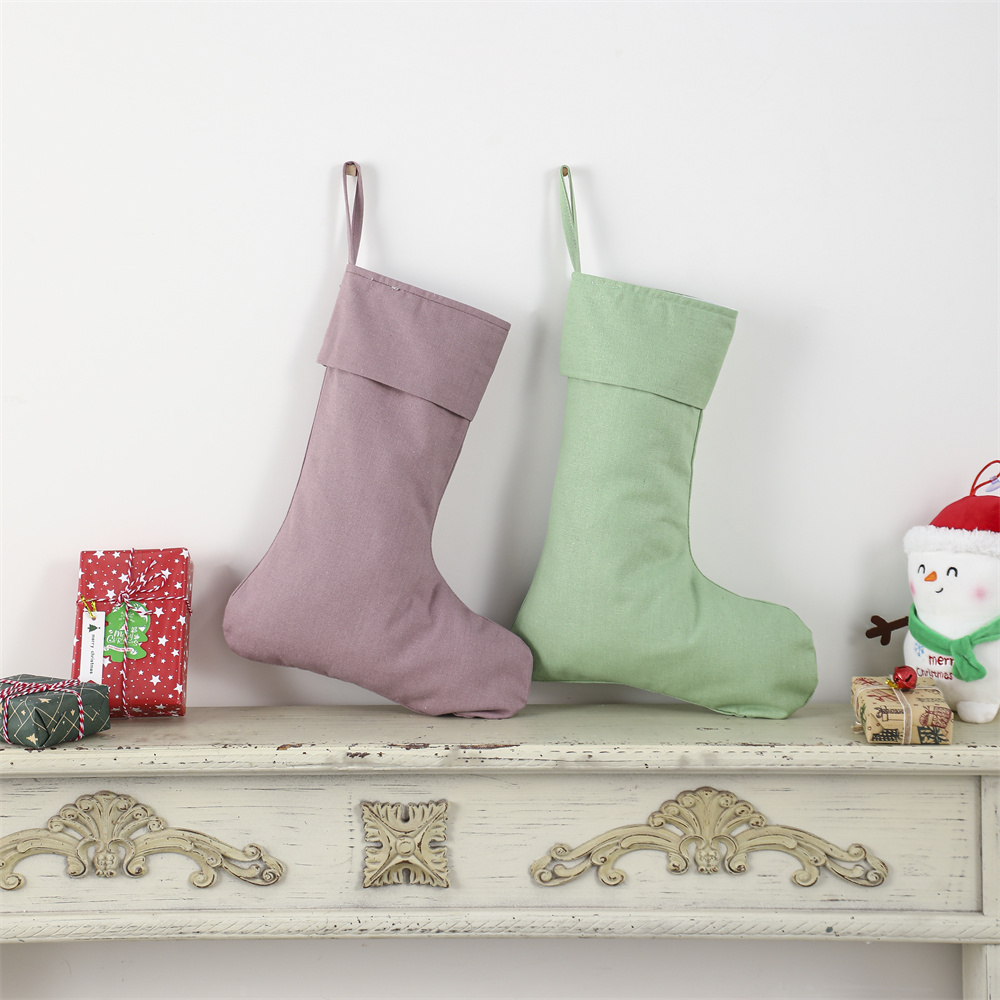 린넨 크리스마스 스토킹, 크리스마스 천연 무지 양말,  - Christmas Stocking Hanging 리뷰 및 가격