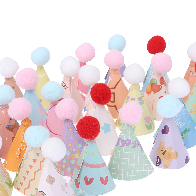 10개/세트 DIY 미니 모자 베이킹 케이크 토퍼 베이 - Santa Hat Plush 리뷰 및 가격