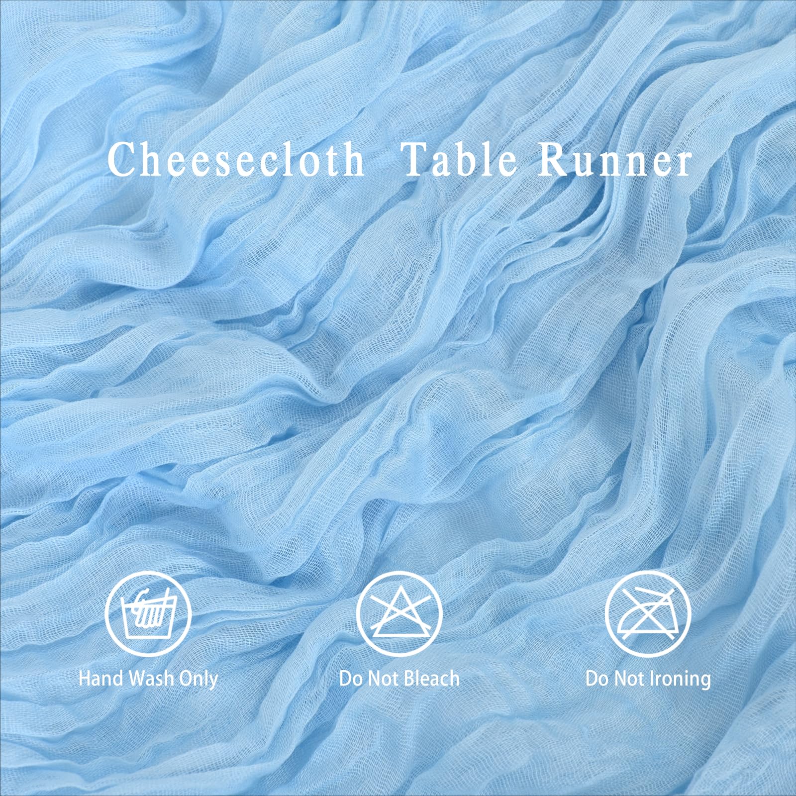 10개 세트 테이블 러너 거즈 크레이프 치즈 천 웨딩  - Christmas Table Runner 리뷰 및 가격
