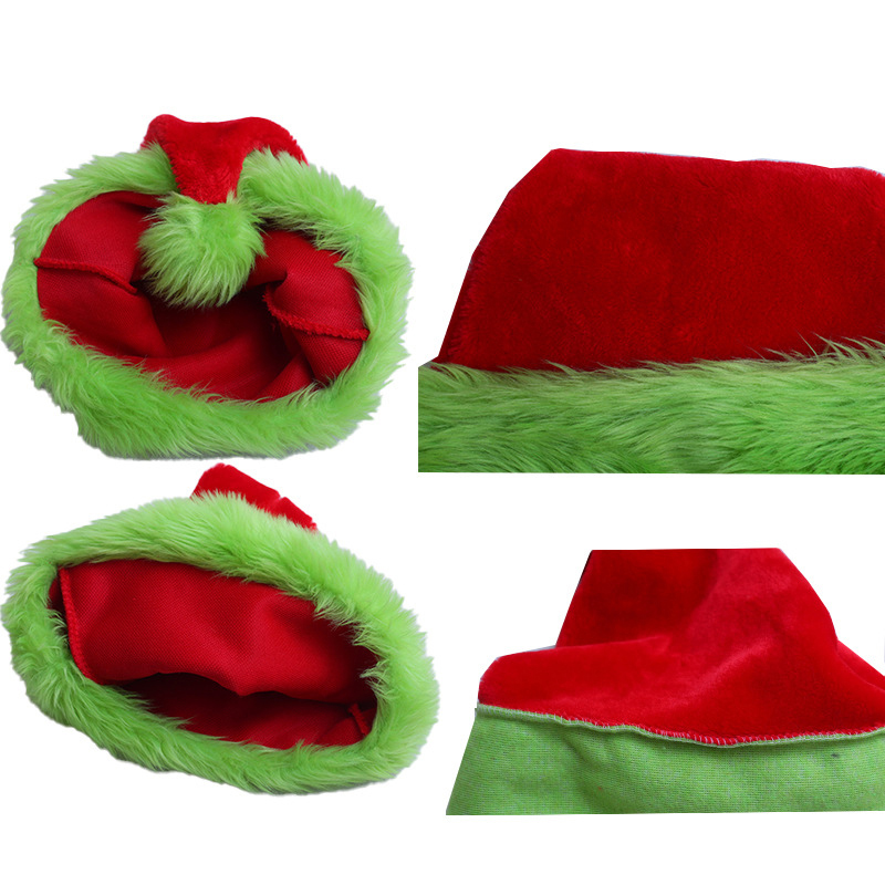 1개, 산타클로스 모자 크리스마스 모자 남녀공용 털이  - Santa Hat Plush 리뷰 및 가격