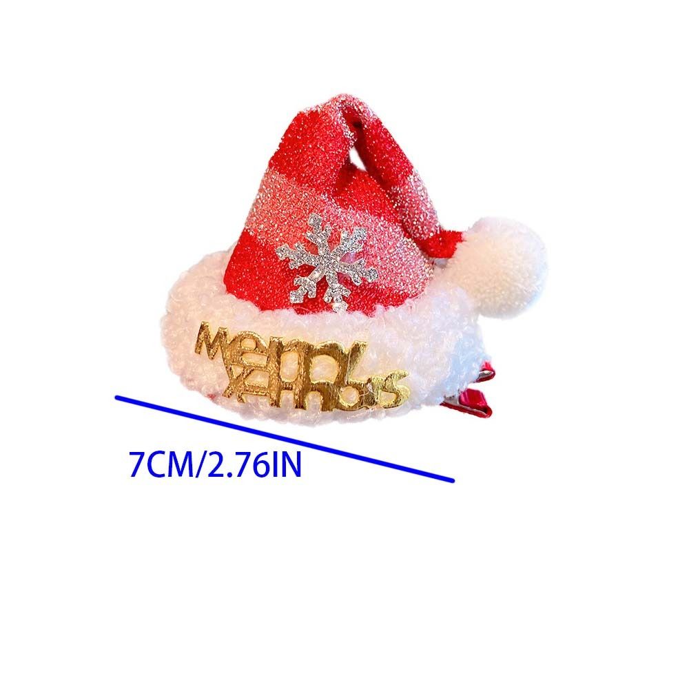 귀여운 별 크리스마스 헤어 클립 엘크 플러시 볼 산타클 - Santa Hat Plush 리뷰 및 가격