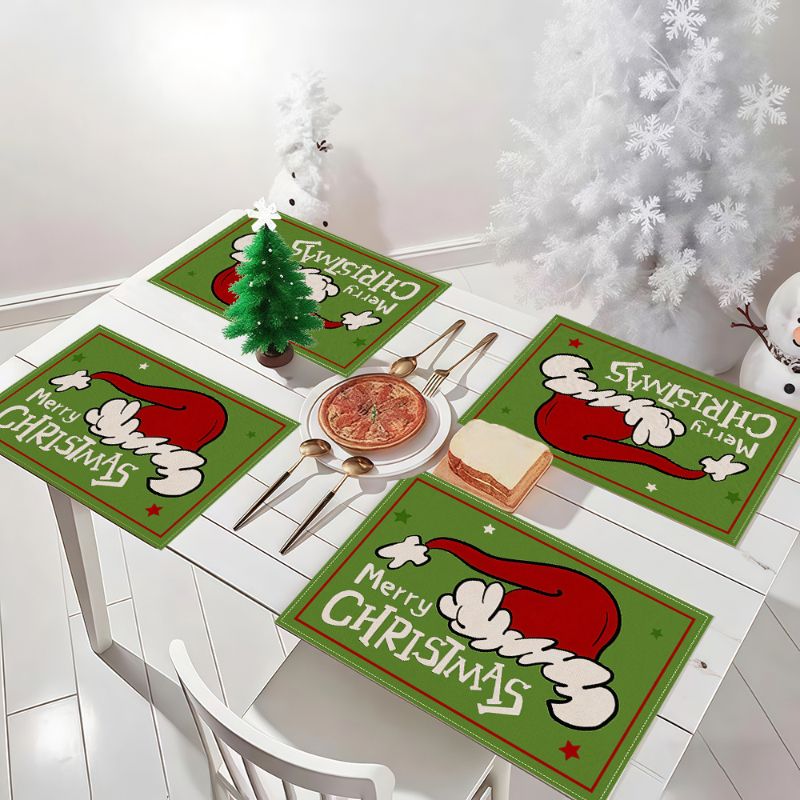 VIKAMA 귀여운 만화 크리스마스 테이블 러너 플레이 - Christmas Table Runner 리뷰 및 가격