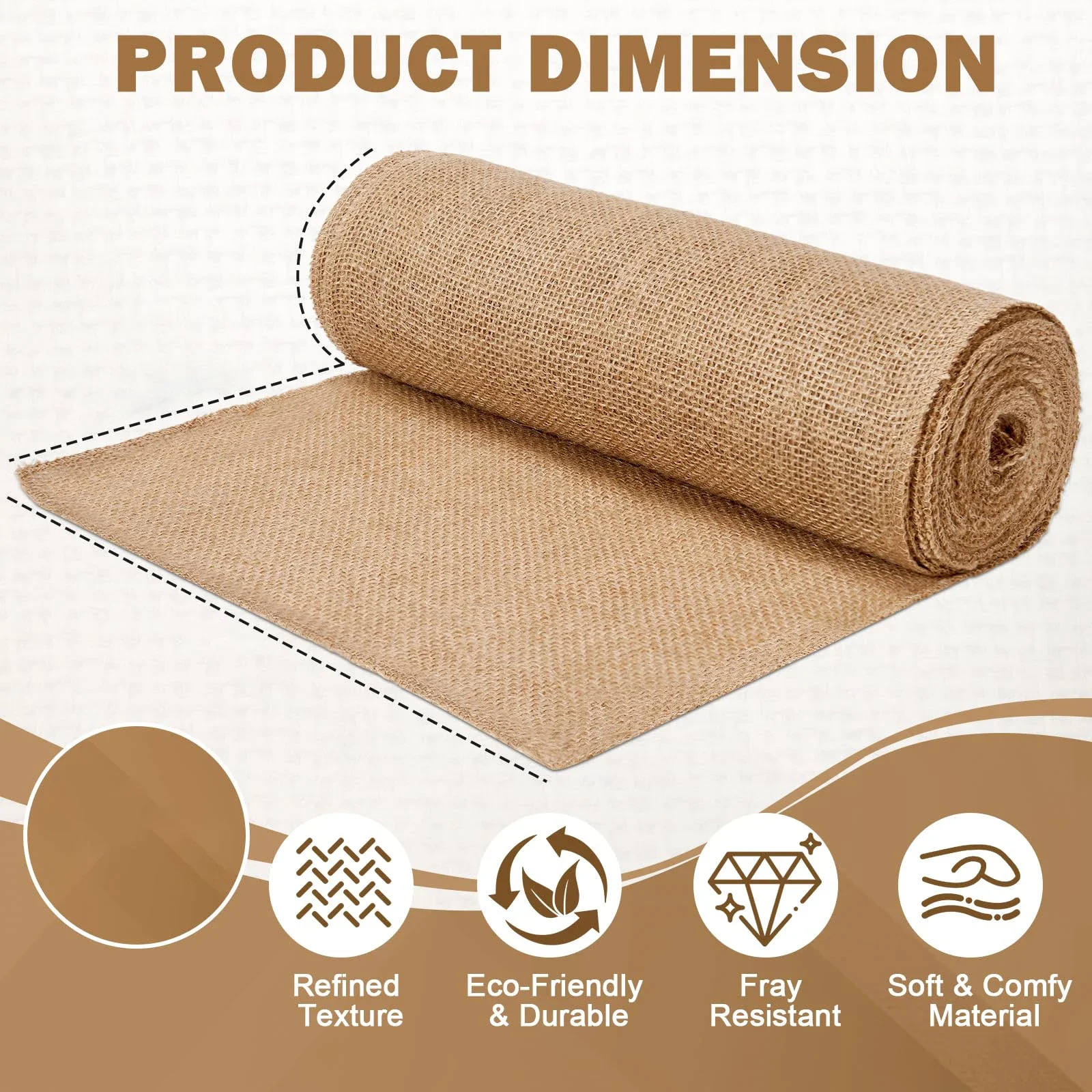 새로운 디자인 베이지색 삼베 롤 30cmx10m - D - Christmas Table Runner 리뷰 및 가격
