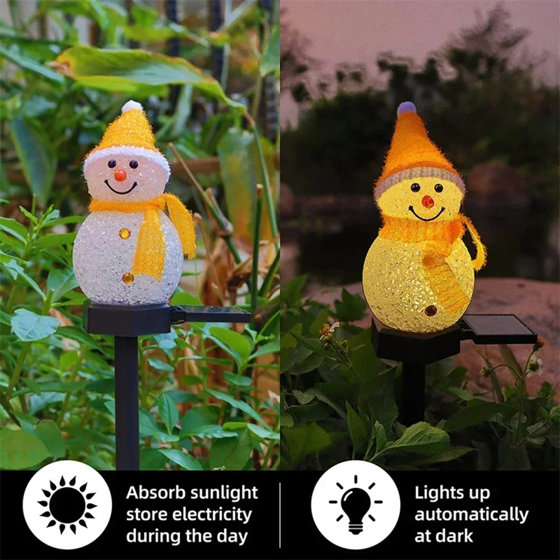 크리스마스 눈사람 태양광 정원등 LED 방수 야외 마당 - Christmas Lights Outdoor 리뷰 및 가격
